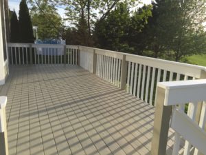 Geneva Deck Staining Two Toned Look