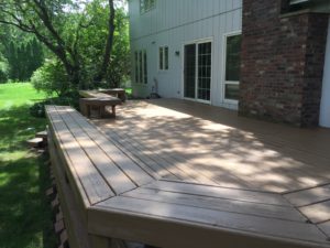 Wheaton Deck Staining with Solid Stain