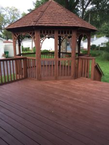 Lombard Deck and Gazebo Staining