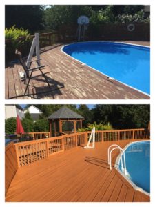 North Aurora Deck Cleaning and Staining